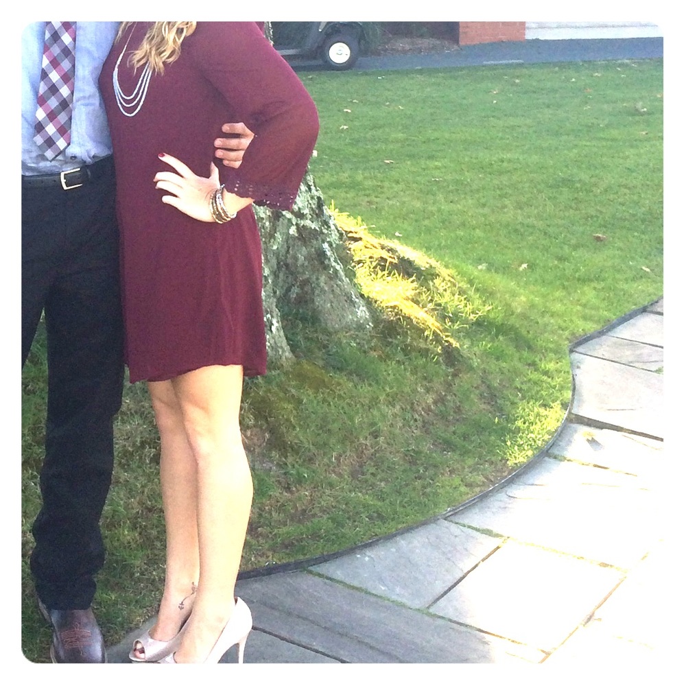 Maroon dress